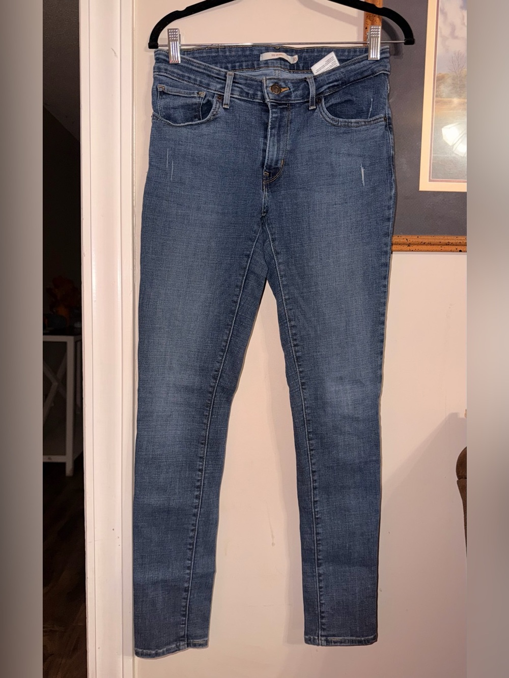 Levi's Women's Dark Blue Skinny Jeans 711 Skinny - 30”